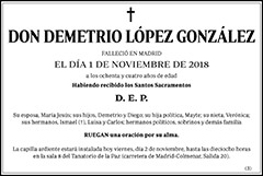 Demetrio López González